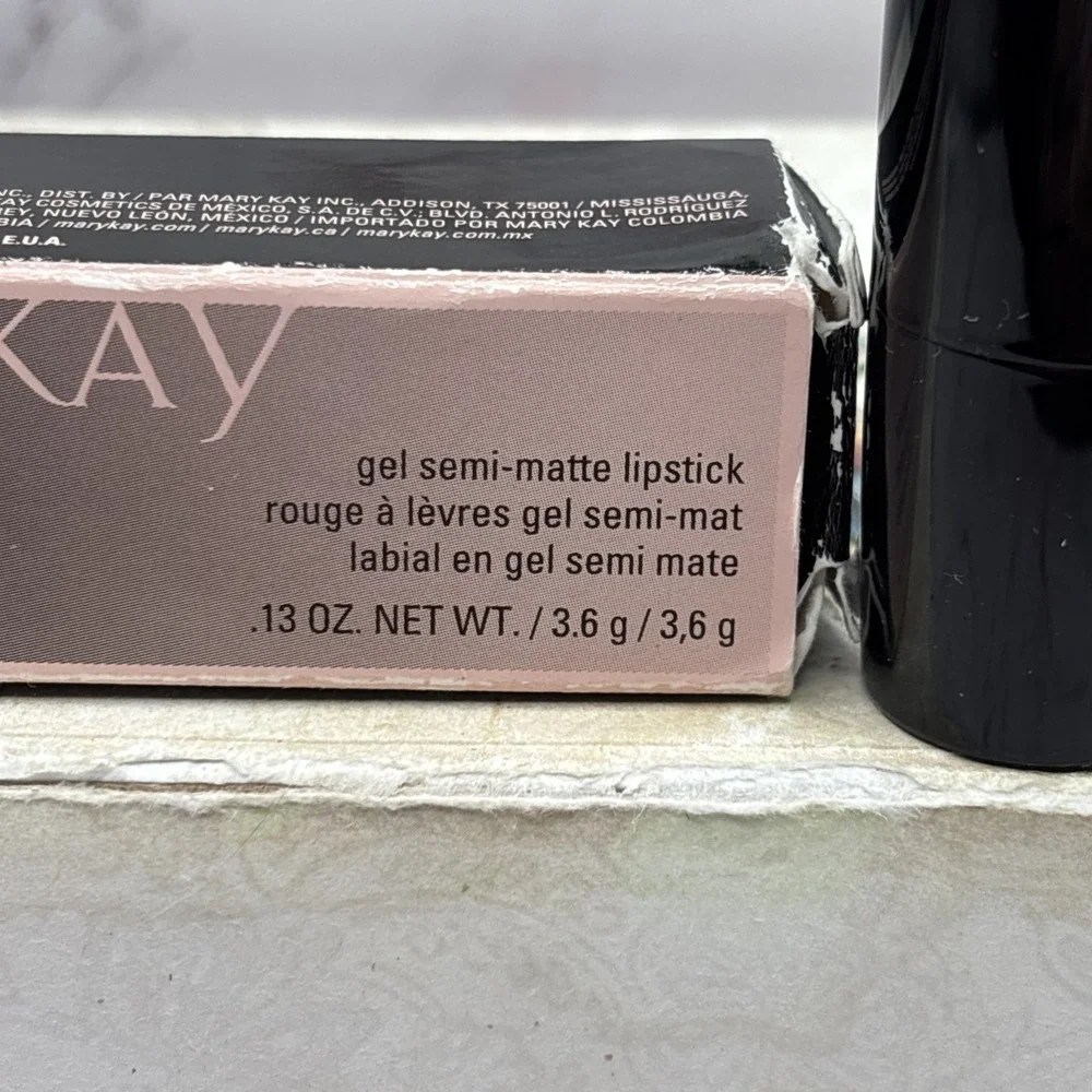 Mary Kay Gel Semi-Matte Lipstick Poppy Please 089645 New Discontinued